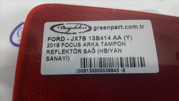 2018 FOCUS ARKA TAMPON REFLEKTÖR SAĞ (HB/YAN SANAYİ)