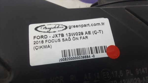 2018 FOCUS SAĞ ÖN FAR (ÇIKMA)