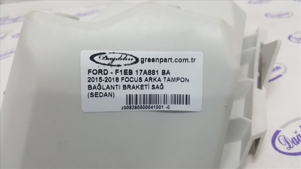 2015-2018 FOCUS ARKA TAMPON BAĞLANTI BRAKETİ SAĞ (SEDAN)