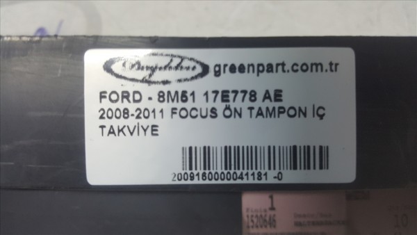 2008-2011 FOCUS ÖN TAMPON İÇ TAKVİYE