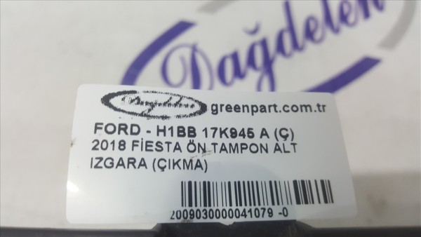 2018 FİESTA ÖN TAMPON ALT IZGARA (ÇIKMA)