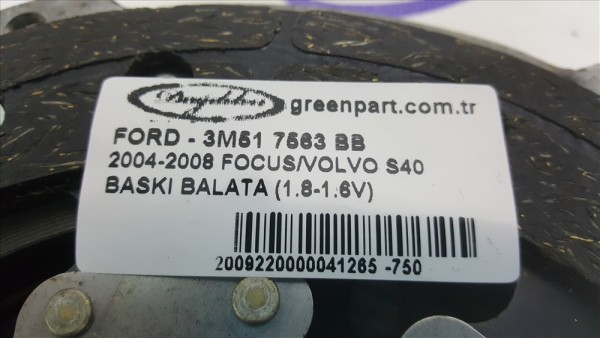 2005-2011 FOCUS/VOLVO S40 BASKI BALATA (1.8-1.6V)