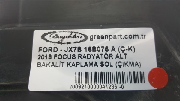 2018 FOCUS RADYATÖR ALT BAKALİT KAPLAMA SOL (ÇIKMA)