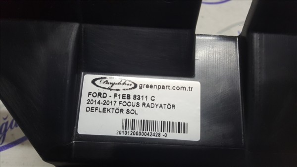 2014-2017 FOCUS RADYATÖR DEFLEKTÖR SOL