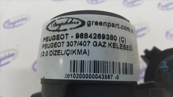 PEUGEOT 307/407 GAZ KELEBEĞİ (2.0 DİZEL/ÇIKMA)