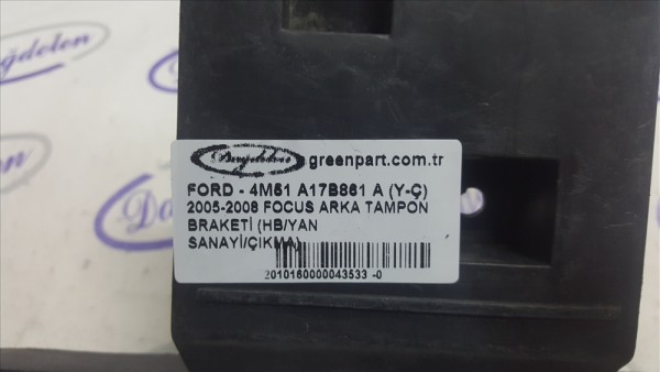 2005-2008 FOCUS ARKA TAMPON BRAKETİ (HB/YAN SANAYİ/ÇIKMA)