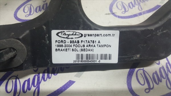 1998-2004 FOCUS ARKA TAMPON BRAKETİ SAĞ (SEDAN)