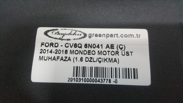 2014-2018 MONDEO MOTOR ÜST MUHAFAZA (1.6 DZL/ÇIKMA)