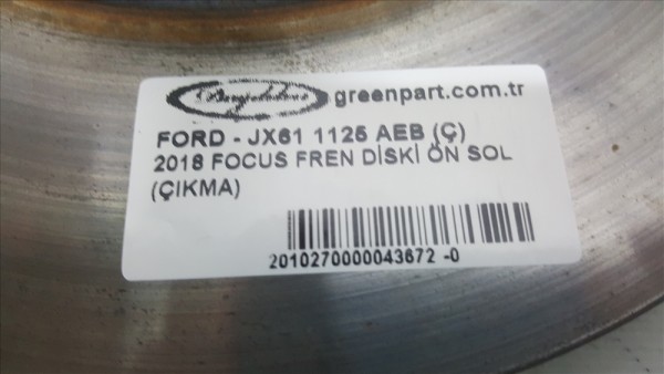 2018 FOCUS FREN DİSKİ ÖN SOL (ÇIKMA)