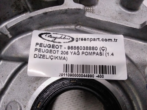 PEUGEOT 206/FOCUS/FİESTA YAĞ POMPASI (1.5-1.6DİZEL/ÇIKMA)