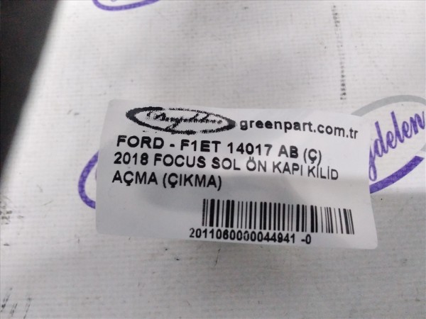 2018 FOCUS/FİESTA  SOL ÖN KAPI KİLİD AÇMA (ÇIKMA)