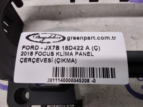 2018 FOCUS KLİMA PANEL ÇERÇEVESİ (ÇIKMA)