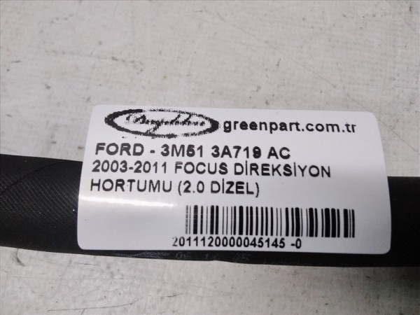 2003-2011 FOCUS DİREKSİYON HORTUMU (2.0 DİZEL)