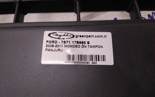 2007-2011 Ford Mondeo Ön Panjur - 7S71 17B968 BE