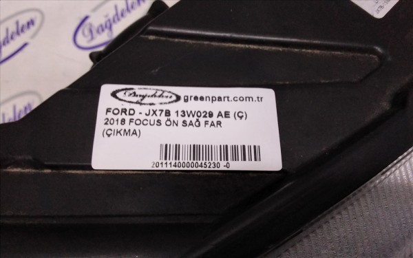 2018 FOCUS ÖN SAĞ FAR (ÇIKMA)