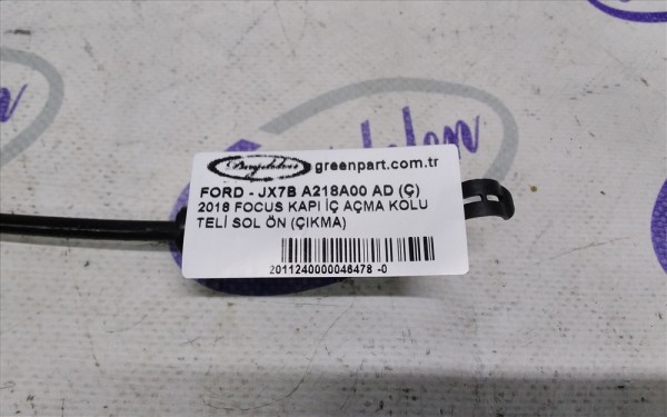 2018 FOCUS KAPI İÇ AÇMA KOLU TELİ SOL ÖN (ÇIKMA)