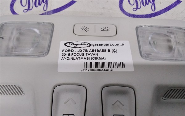 2018 FOCUS TAVAN AYDINLATMASI (ÇIKMA)