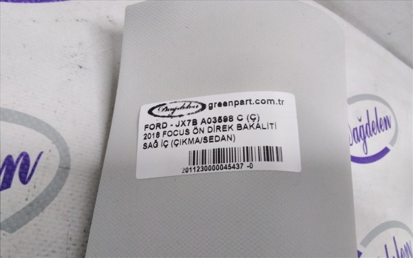 2018 FOCUS ÖN DİREK BAKALİTİ SAĞ İÇ (ÇIKMA/SEDAN)