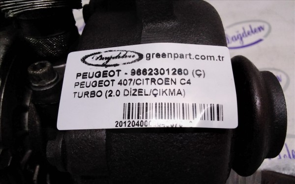 PEUGEOT 407/CITROEN C4 TURBO (2.0 DİZEL/ÇIKMA)