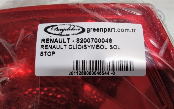 RENAULT CLİO/SYMBOL SOL STOP