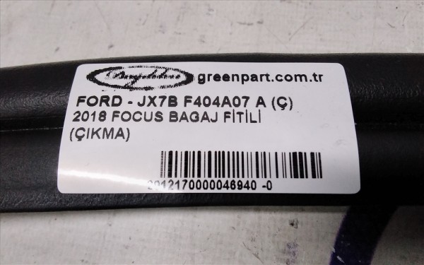 2018 FOCUS BAGAJ FİTİLİ (ÇIKMA)