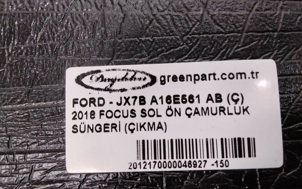 2018 FOCUS SOL ÖN ÇAMURLUK SÜNGERİ (ÇIKMA)