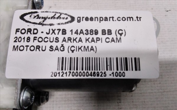 2018 FOCUS SAĞ ÖN ARKA CAM MOTORU