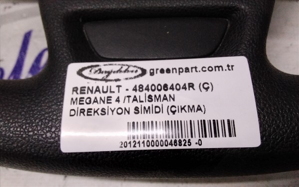 MEGANE 4 /TALİSMAN DİREKSİYON SİMİDİ (ÇIKMA)