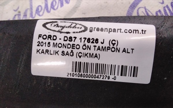 2015 MONDEO ÖN TAMPON ALT KARLIK SAĞ (ÇIKMA)