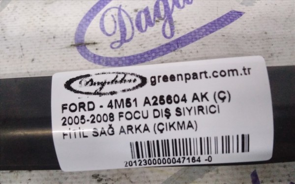 2005-2008 FOCU DIŞ SIYIRICI FİTİL SAĞ ARKA (ÇIKMA)