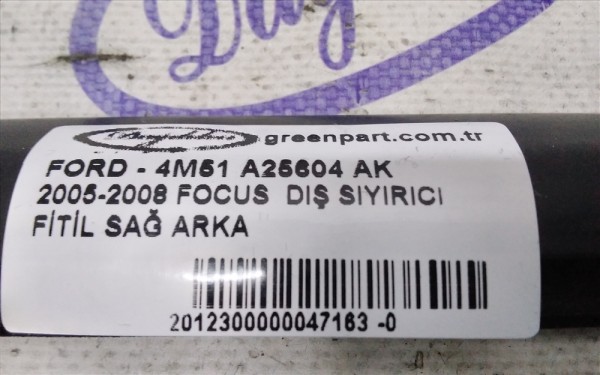 2005-2008 FOCUS  DIŞ SIYIRICI FİTİL SAĞ ARKA
