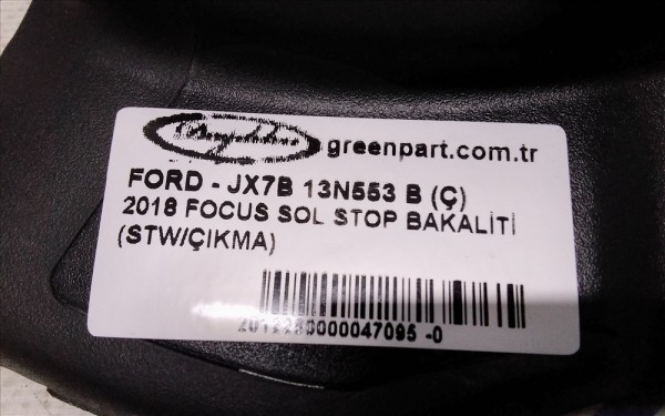2018 FOCUS SOL STOP BAKALİTİ (STW/ÇIKMA)