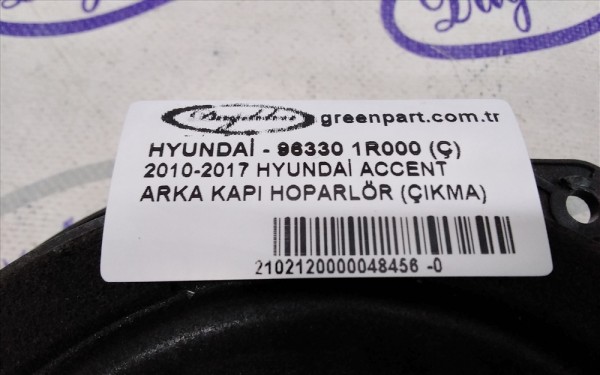 2010-2017 HYUNDAİ ACCENT ARKA KAPI HOPARLÖR (ÇIKMA)