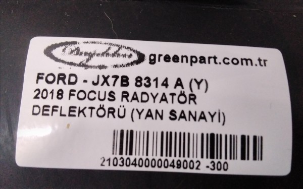 2018 FOCUS RADYATÖR DEFLEKTÖRÜ (YAN SANAYİ)