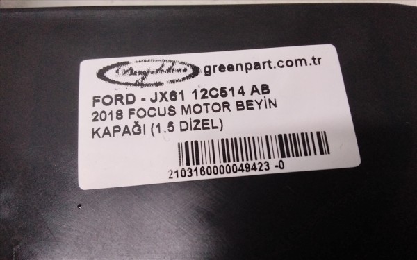 2018 FOCUS MOTOR BEYİN KAPAĞI (1.5 DİZEL)