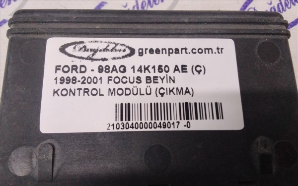 1998-2001 FOCUS BEYİN KONTROL MODÜLÜ (ÇIKMA)