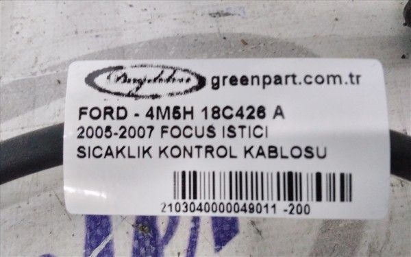 2005-2007 FOCUS ISTICI SICAKLIK KONTROL KABLOSU