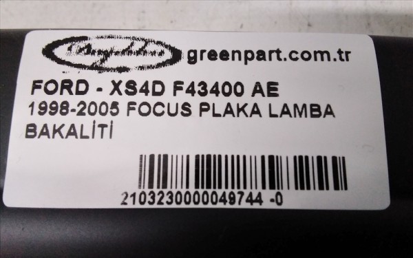 1998-2005 FOCUS PLAKA LAMBA BAKALİTİ 