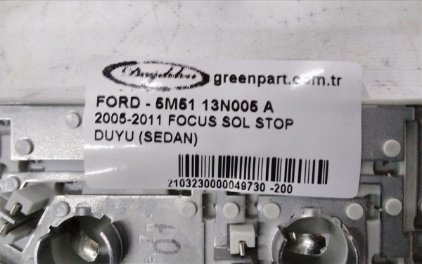 2005-2011 FOCUS SOL STOP DUYU (SEDAN)