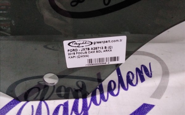 2018 FOCUS CAM SOL ARKA KAPI (ÇIKMA)