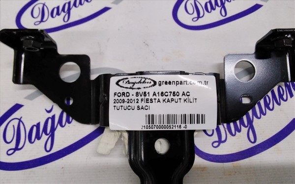 2009-2012 Ford Fiesta Kaput Kilit Tutucu Sacı - 8V51 A16C750 AC