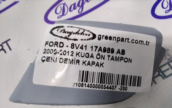 2008-2012 KUGA ÖN TAMPON ÇEKİ DEMİR KAPAK