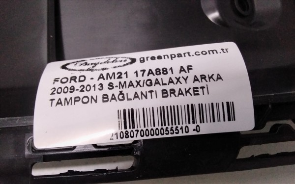 2009-2013 S-MAX/GALAXY ARKA TAMPON BAĞLANTI BRAKETİ