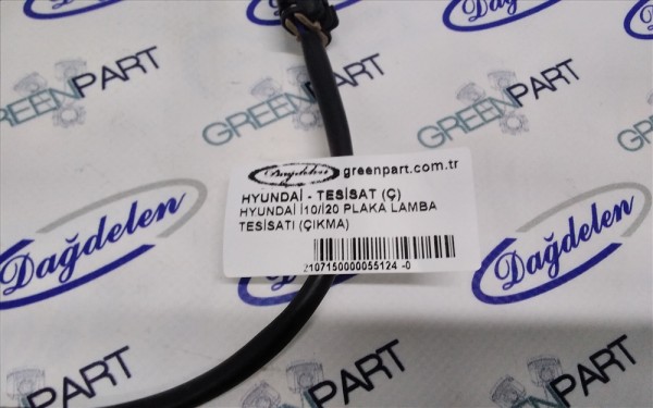 HYUNDAİ İ10/İ20 PLAKA LAMBA TESİSATI (ÇIKMA)