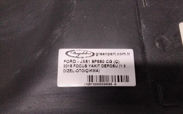 2018 FOCUS YAKIT DEPOSU (1.5 DİZEL-OTO/ÇIKMA)