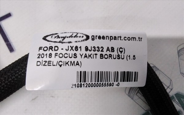 2018 FOCUS YAKIT BORUSU (1.5 DİZEL/ÇIKMA)