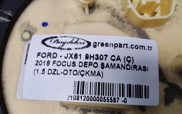 2018 FOCUS DEPO ŞAMANDIRASI (1.5 DZL-OTO/ÇKMA)