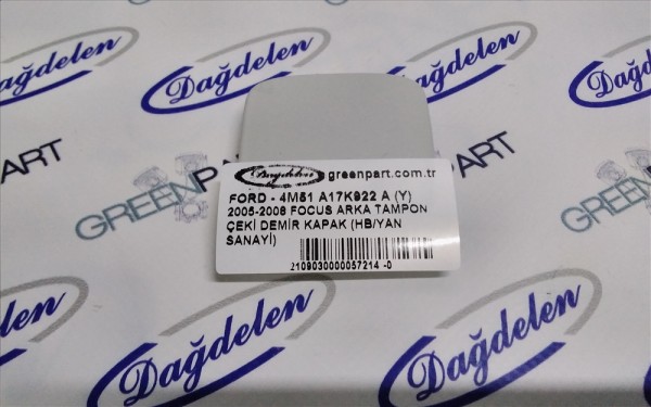 2005-2008 FOCUS ARKA TAMPON ÇEKİ DEMİR KAPAK (HB/YAN SANAYİ)