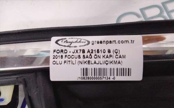 2018 FOCUS SAĞ ÖN KAPI CAM OLU FİTİLİ (NİKELAJLI/ÇIKMA)