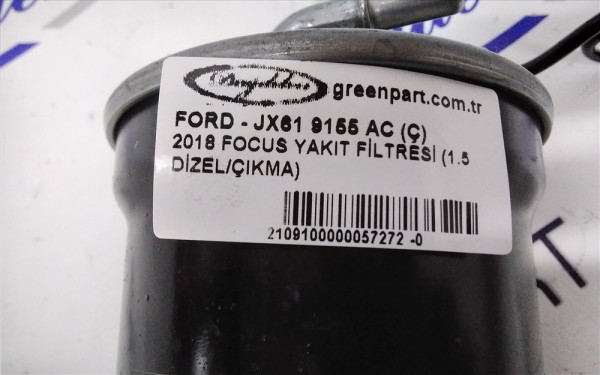 2018 FOCUS-KUGA YAKIT FİLTRESİ (1.5 DİZEL/ÇIKMA)